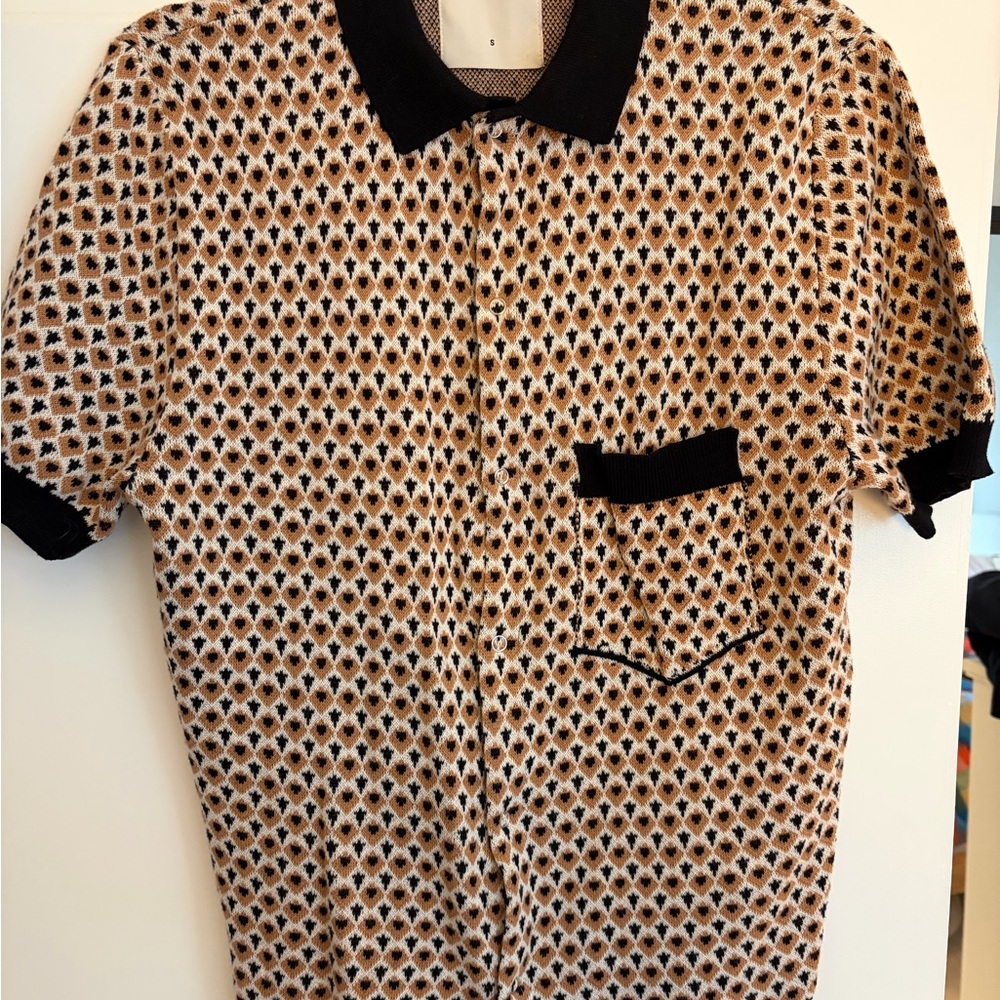Percival Button Down Sweater Polo - men’s small